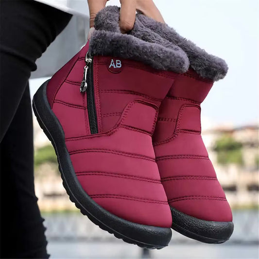 CozyWalk – Flauschige Winterstiefel mit rutschfester Sohle