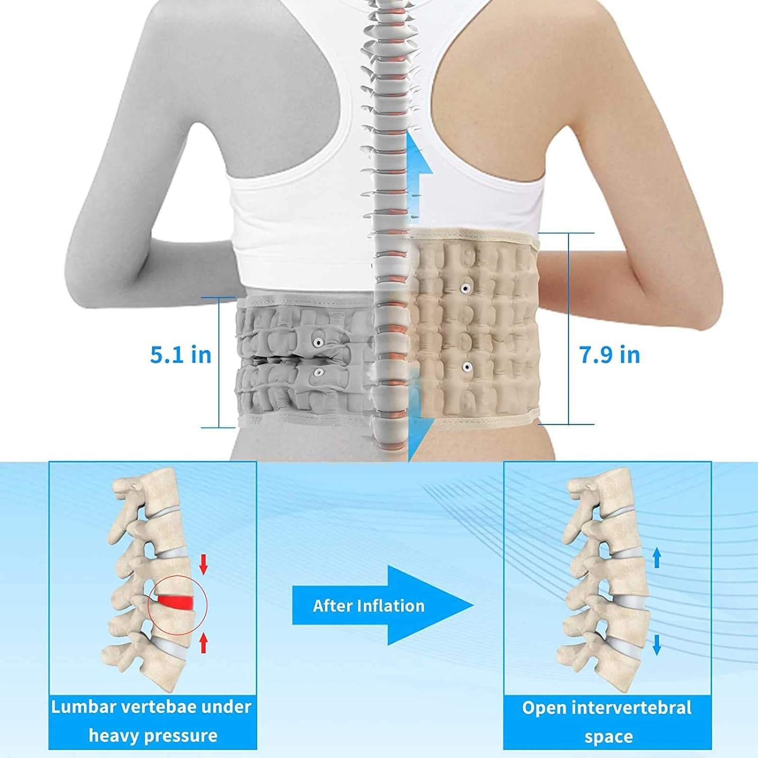 Comphyo LumbarSupport - Komfortable Rückenunterstützung